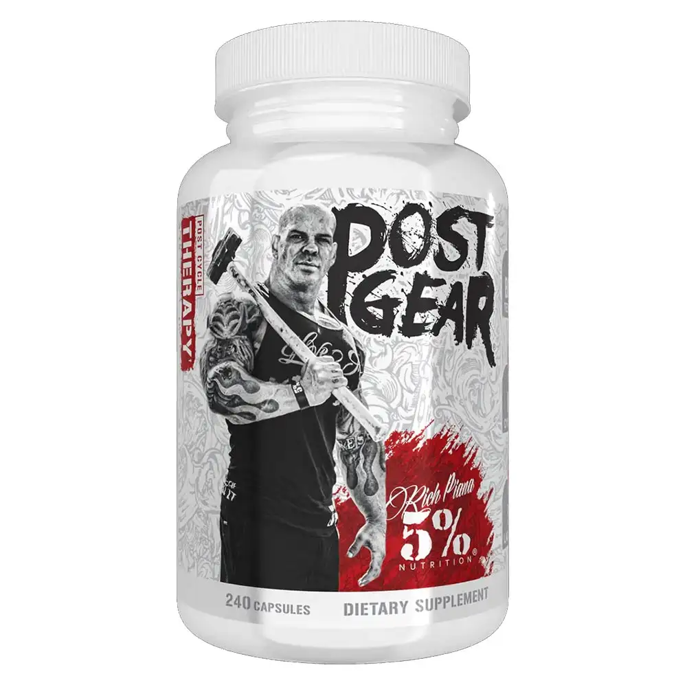 Rich Piana - 5% Nutrition Post Gear,  240 capsules  Unflavoured