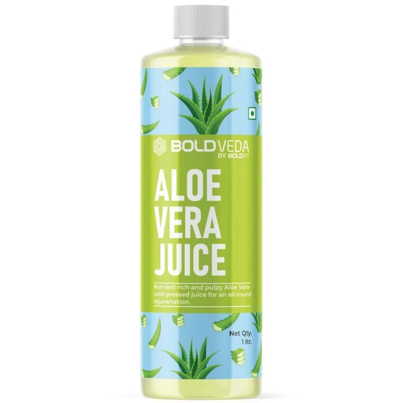 Boldfit Boldveda Natural Aloe Vera Juice With No Sugar No Preservatives