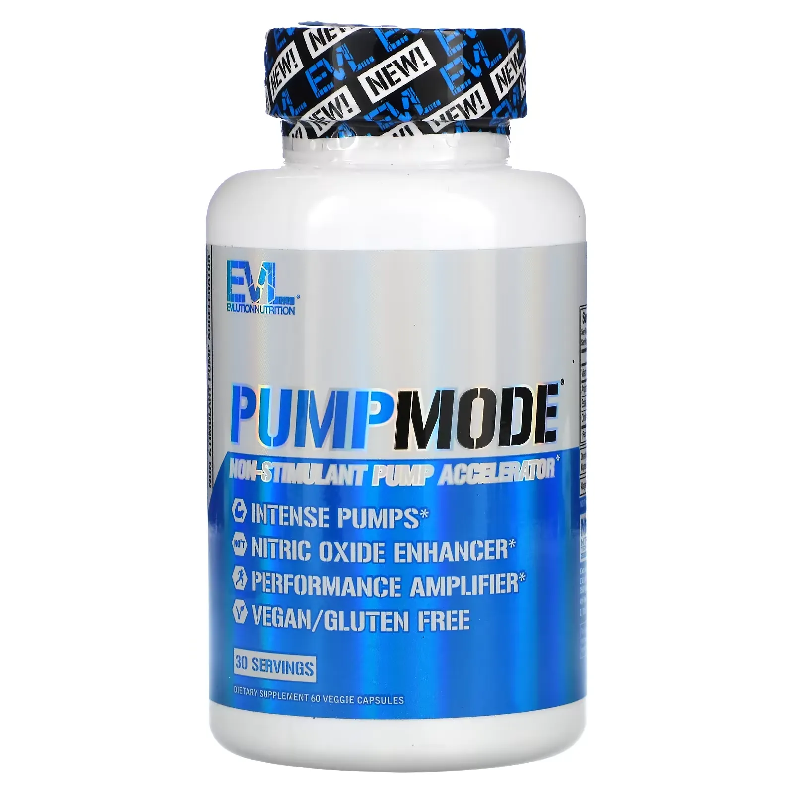 PumpMode, Non-Stimulant Pump Accelerator, 60 Veggie Capsules