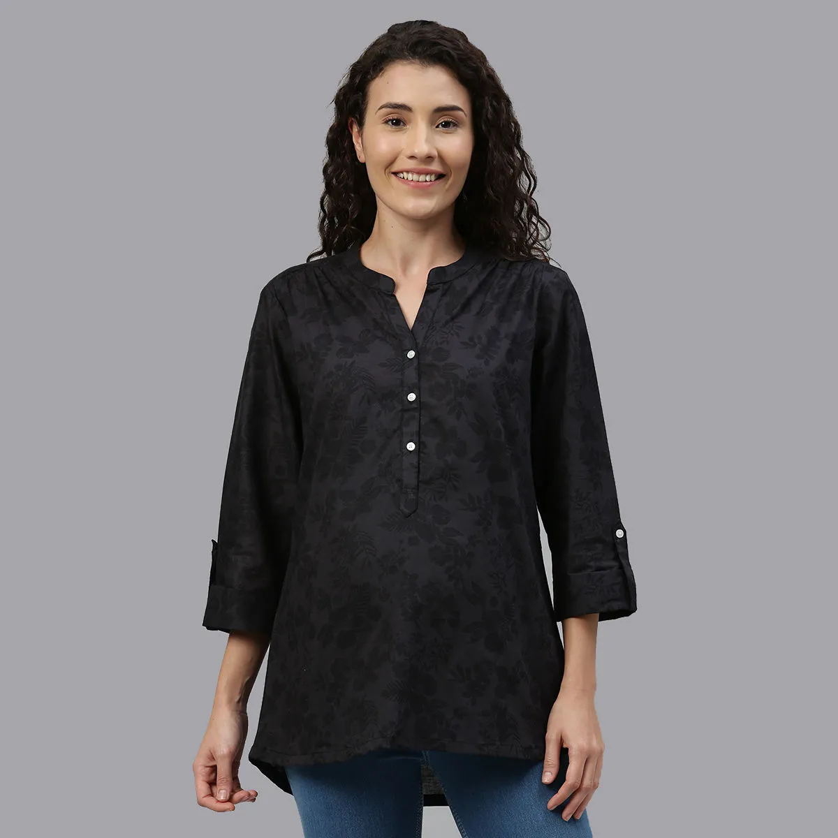 Nejo Maternity Top - Black