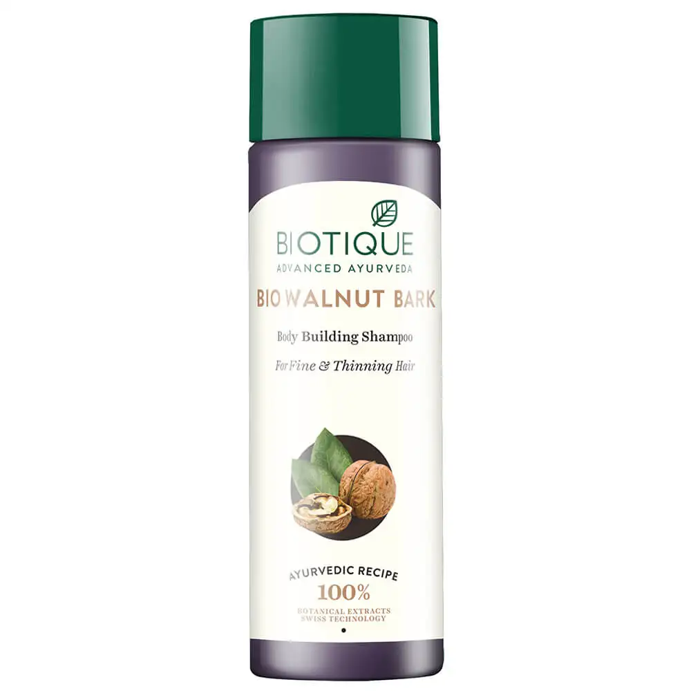 Biotique Bio Walnut Bark Body Building Shampoo,  190 ml  for All Hair Types