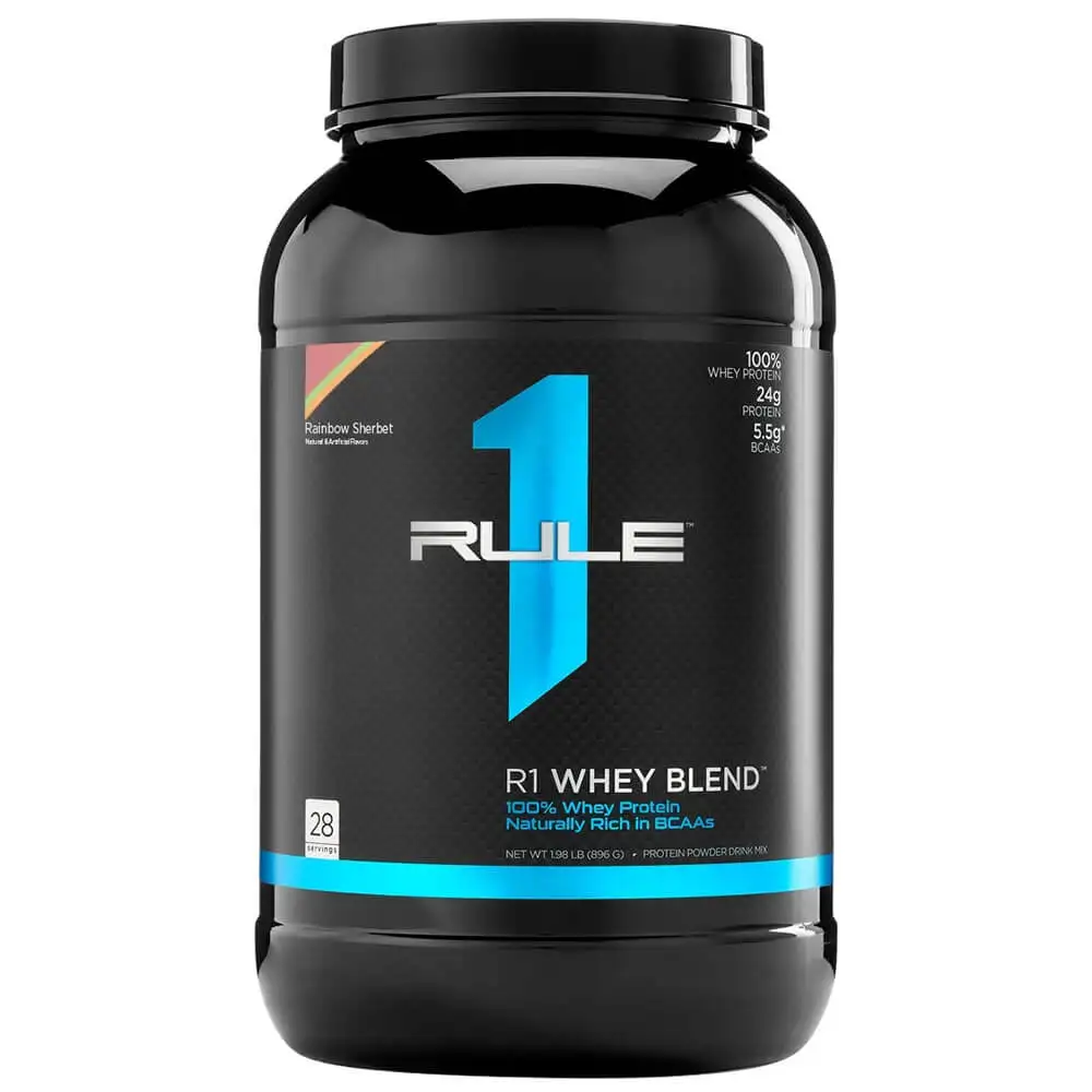 Rule One R1 Whey Blend,  1.98 lb  Rainbow Sherbet