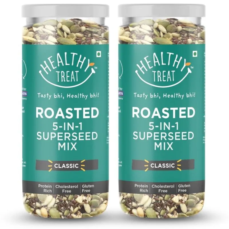 Healthy Treat Roasted 5 In 1 Super Seed Mix - Pack Of 2