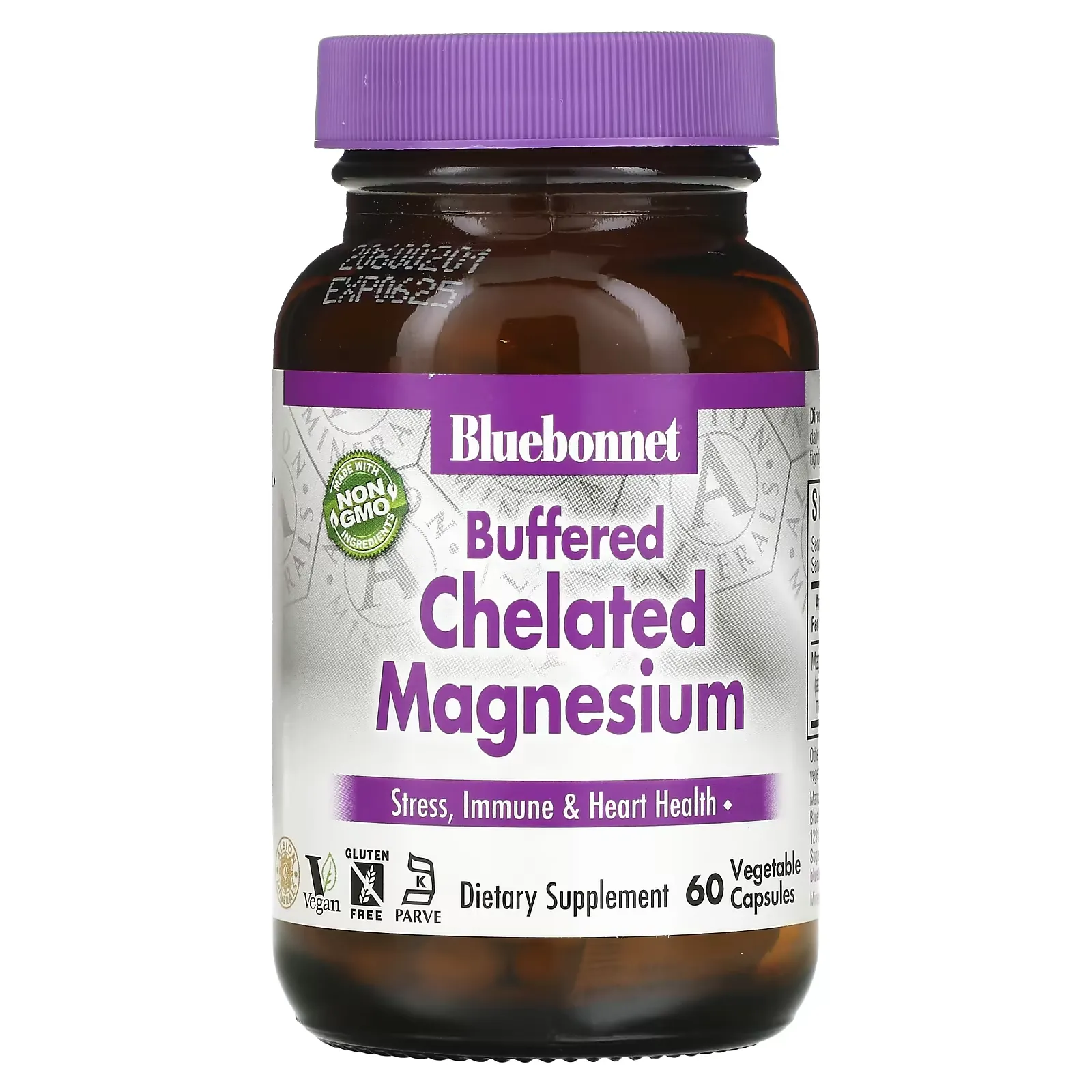 Buffered Chelated Magnesium, 60 Vegetable Capsules