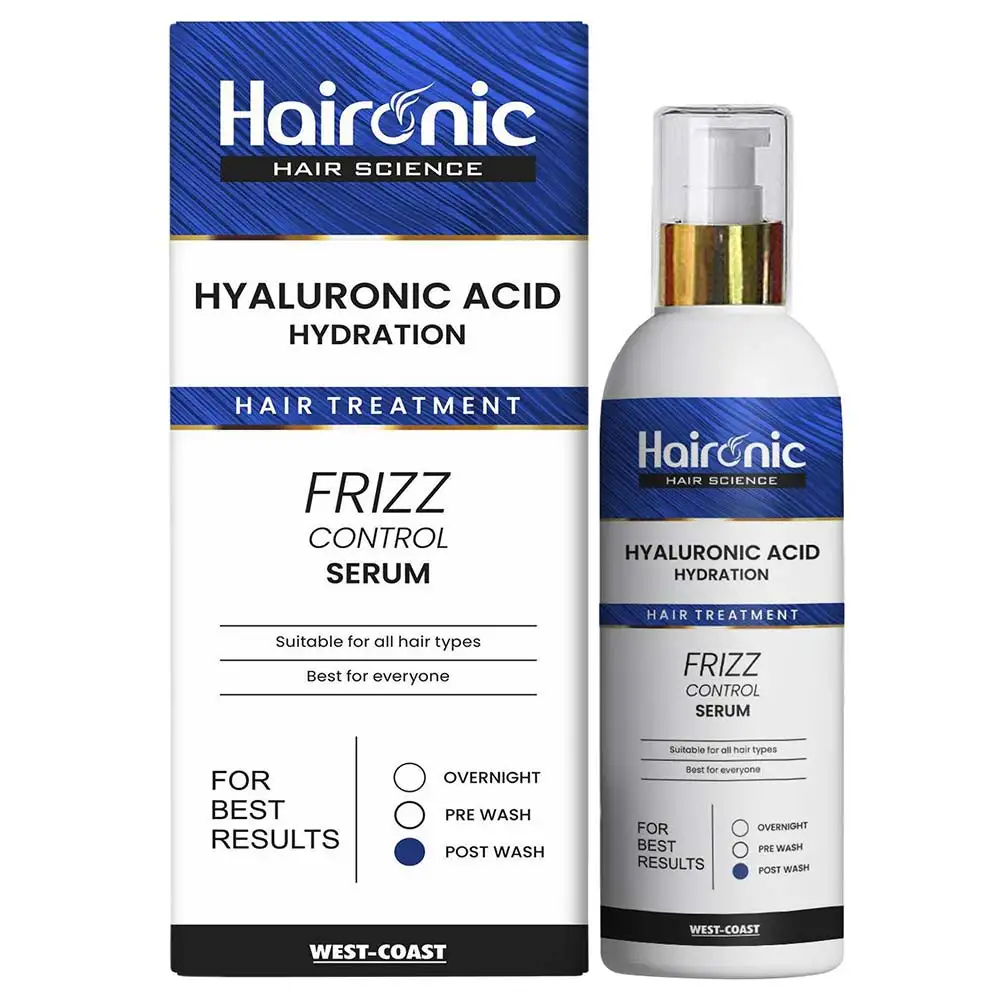 Haironic Hyaluronic Acid Frizz Control Serum,  100 ml  Post Wash