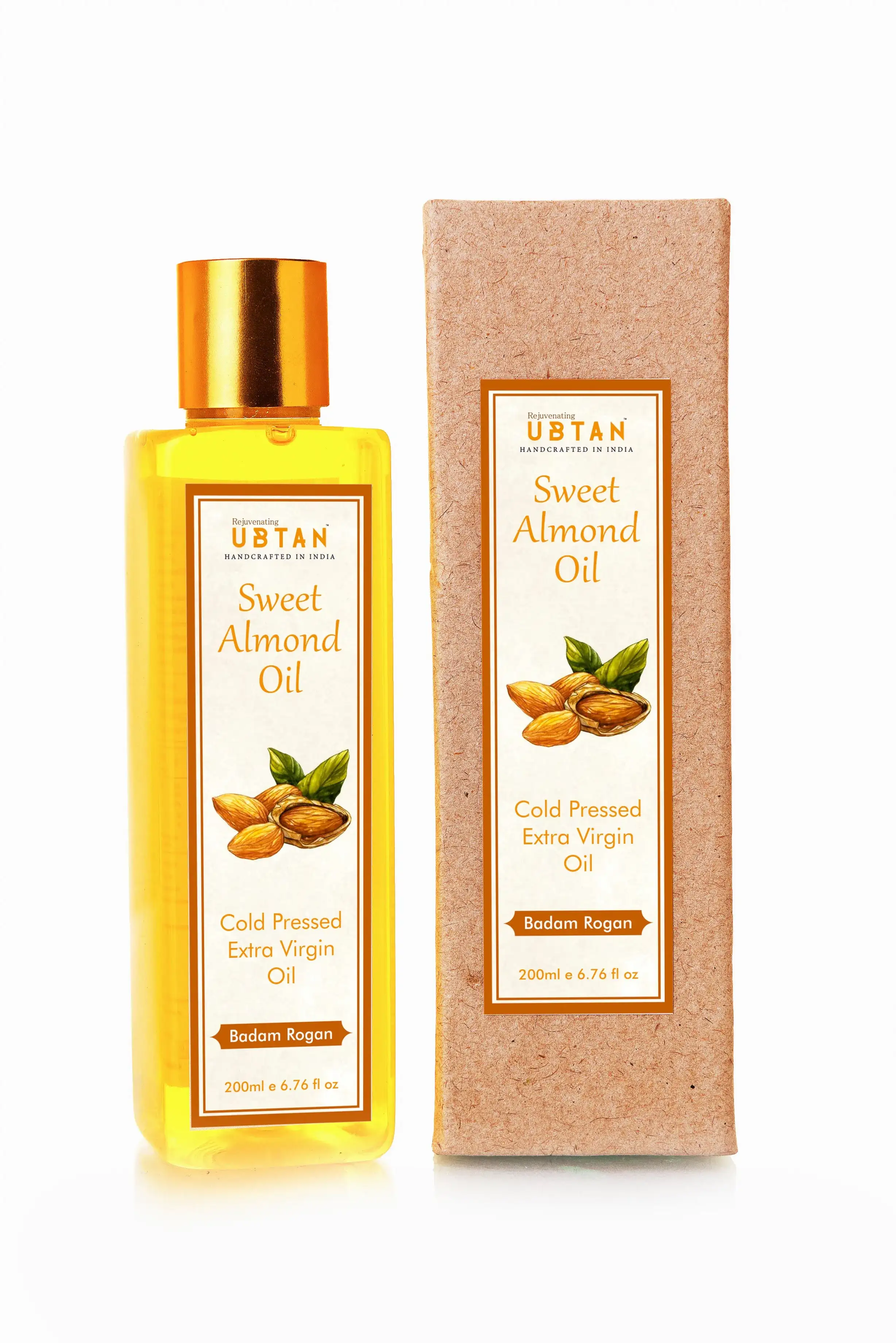 Rejuvenating UBTAN Cold Pressed Extra Virgin Sweet Almond Oil