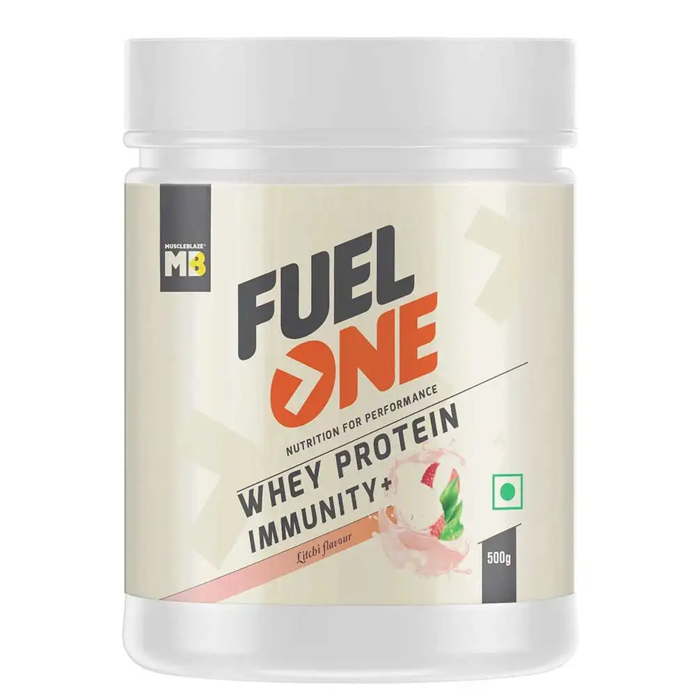 MB Fuel One Whey Protein Powder Immunity+,  1.1 lb  Litchi