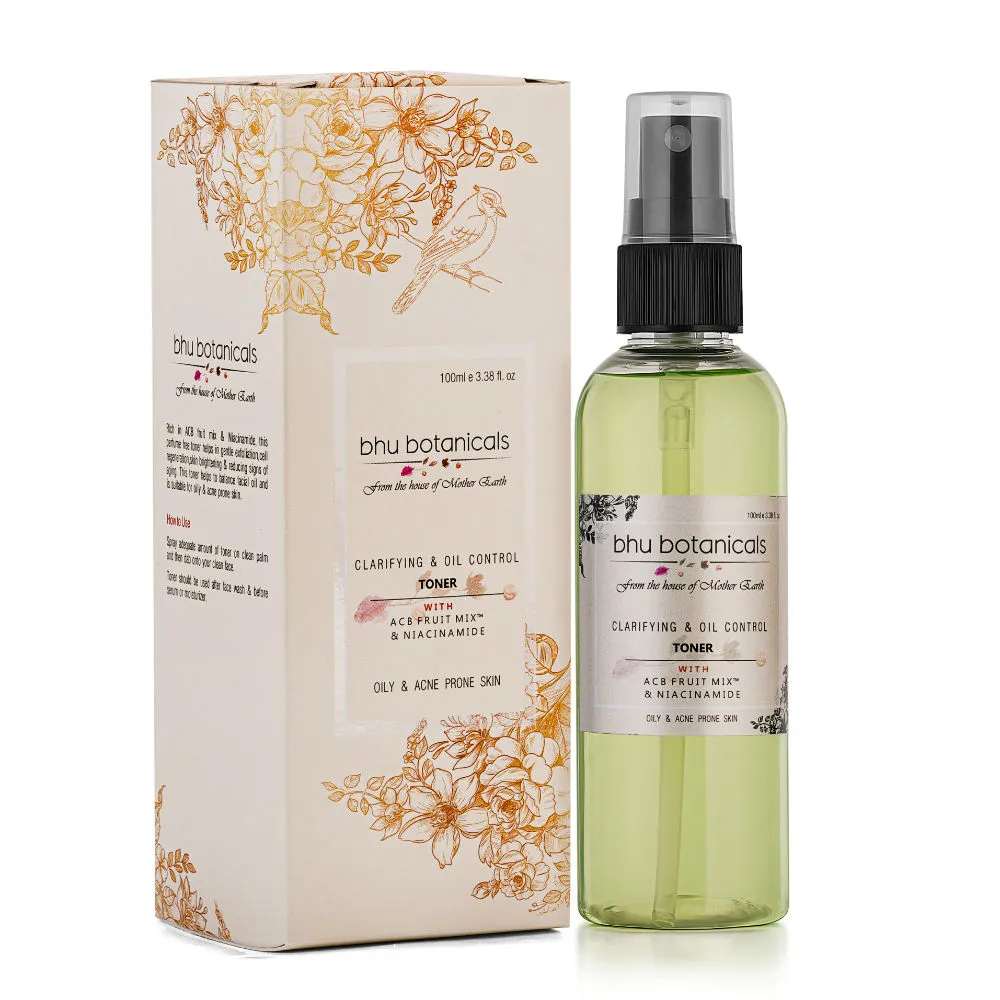 Bhu Botanicals Clarifying & Oil Control Toner