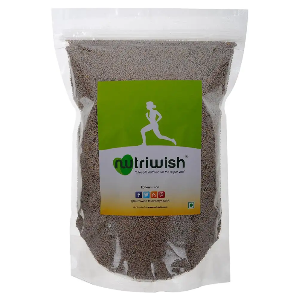 Nutriwish White Chia Seeds,  0.5 kg  Unflavoured