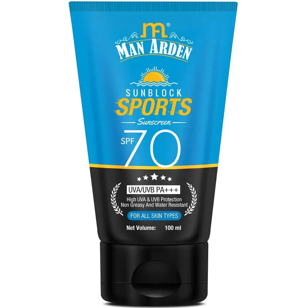 Man Arden SunBlock Sport Sunscreen,  100 ml  SPF 70