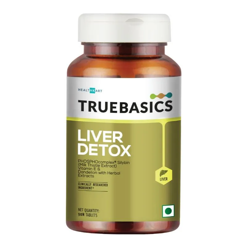 TrueBasics Liver Detox - Milk Thistle Extract Veg Tablets