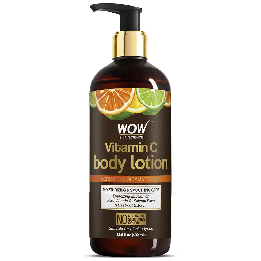 WOW Skin Science Vitamin C Body Lotion,  400 ml  for All Skin Types