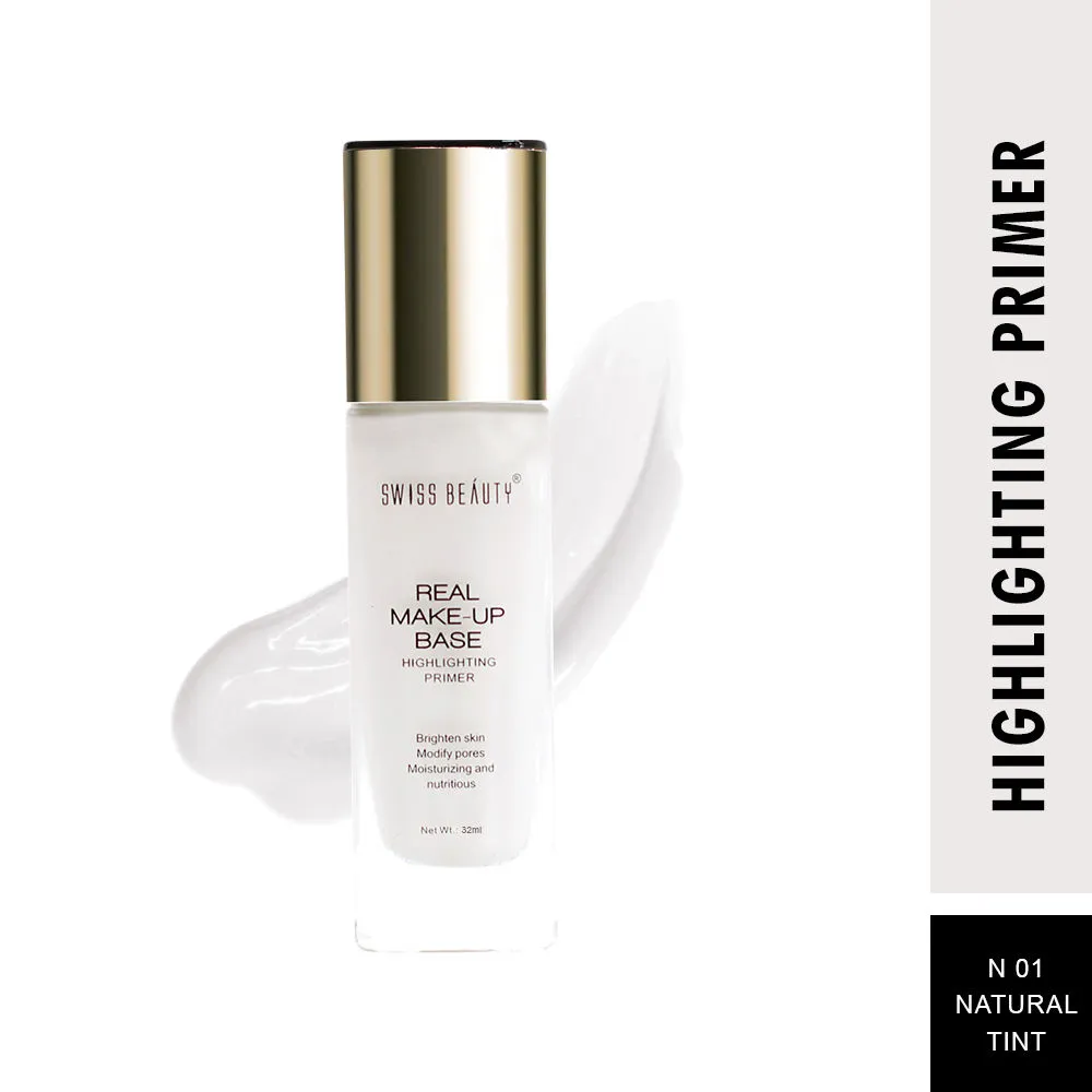 Swiss Beauty Real Make-Up Base Highlighting Primer - 01 Natural Tint