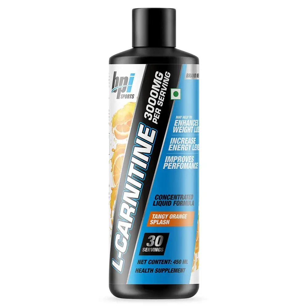 BPI Sports L-Carnitine,  450 ml  Tangy Orange Splash