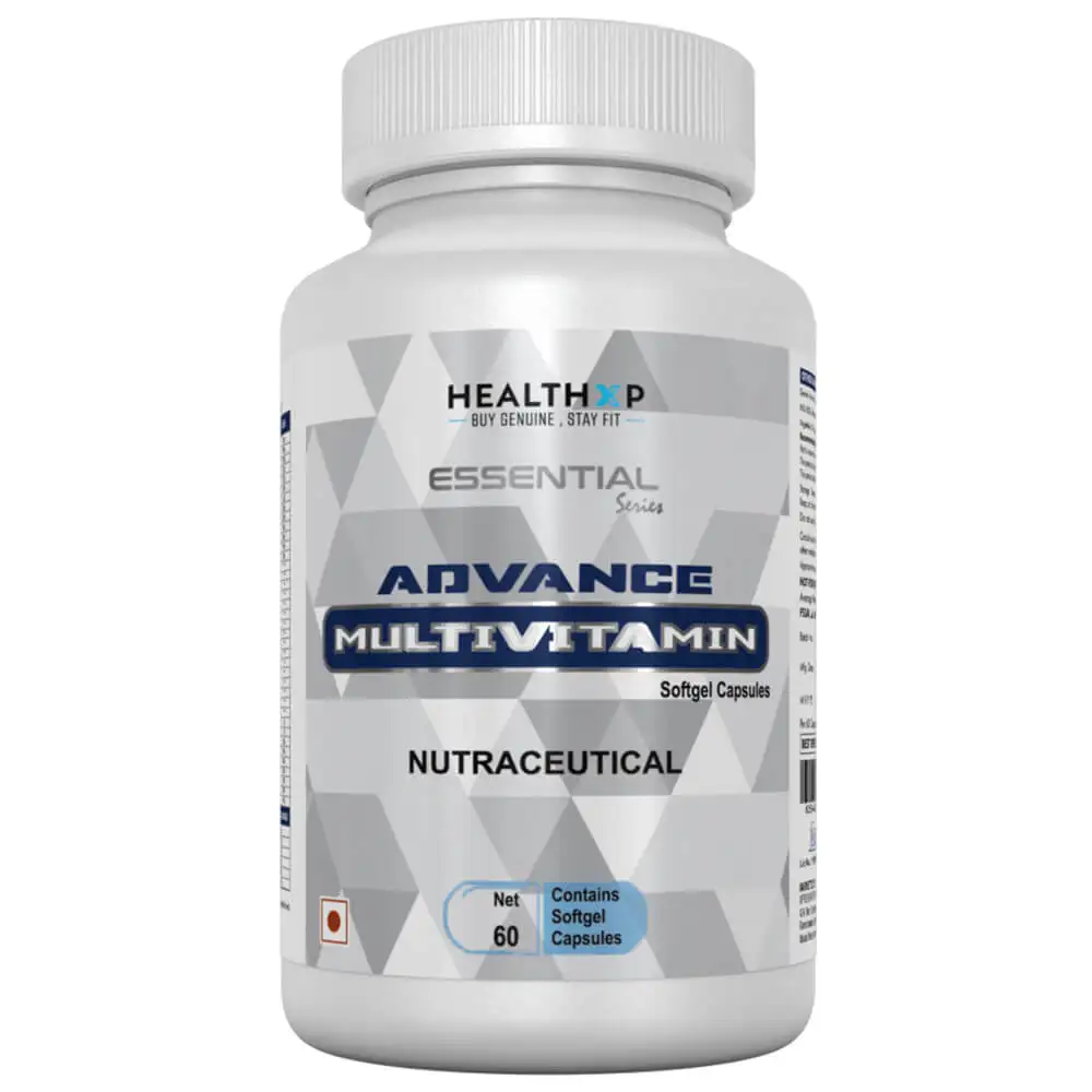 HealthXP Essential Series Advance Multivitamin,  60 softgels  Unflavoured