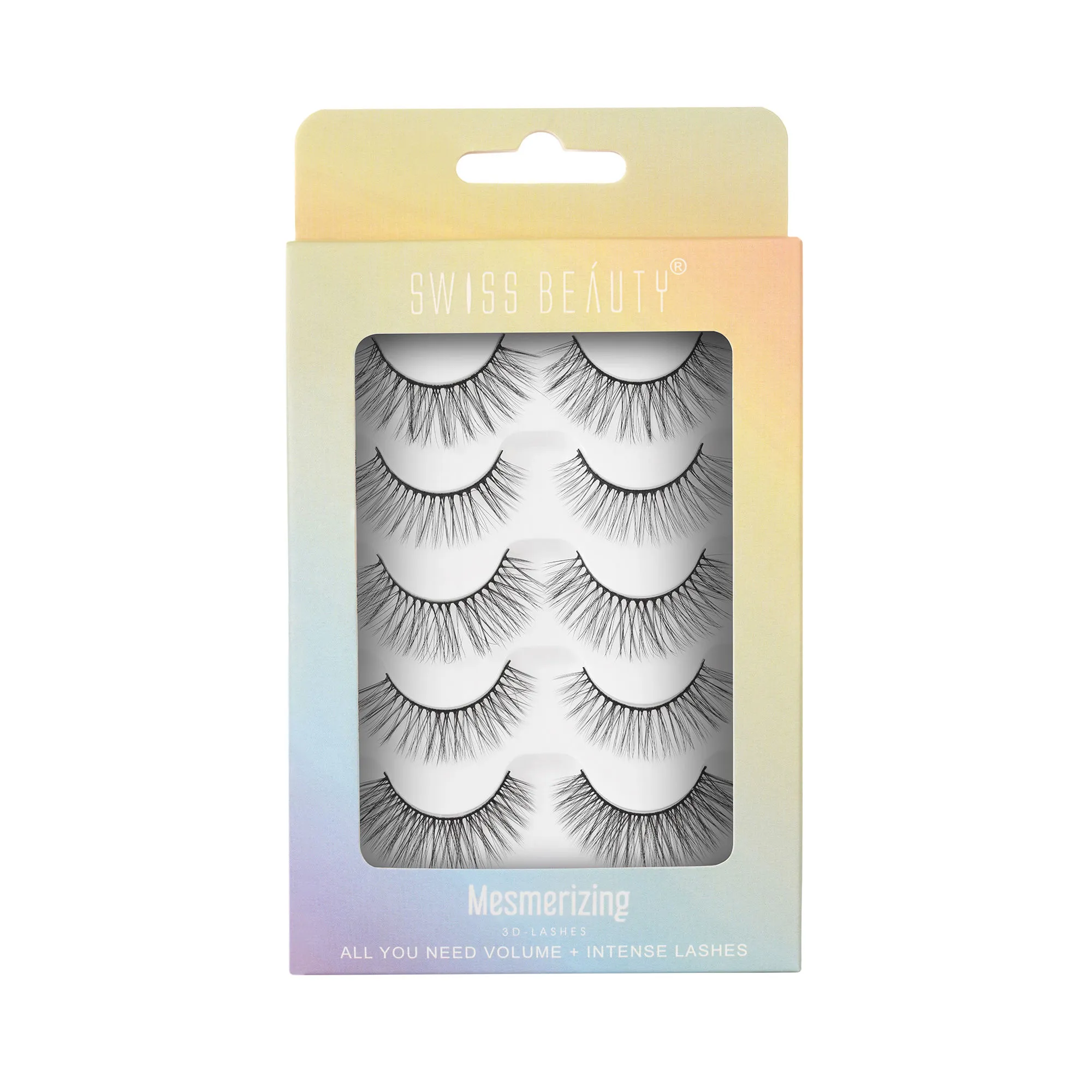 Swiss Beauty 3D Eyelashes Mesmrizing - Lashes 01 Set of 05