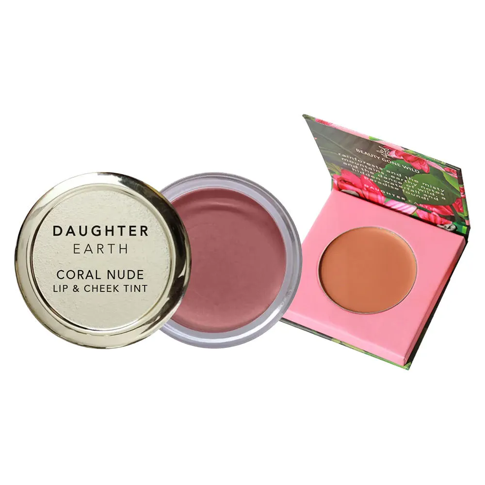 Daughter Earth Concealler (Cappuccino) + Lip And Cheek Tint (Orgional Pink)