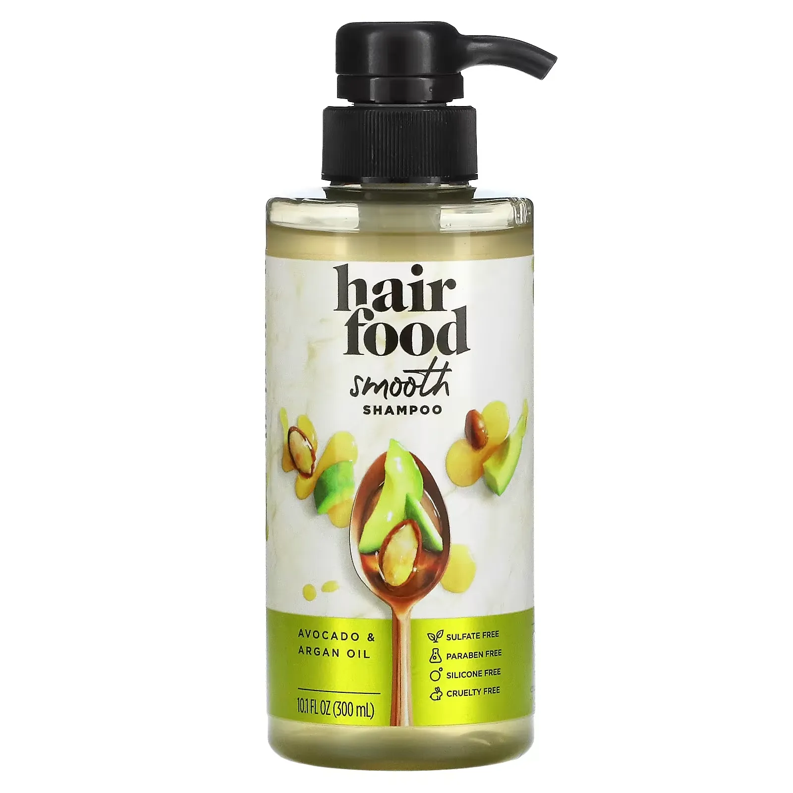 Smooth Shampoo, Avocado & Argan Oil, 10.1 fl oz (300 ml)