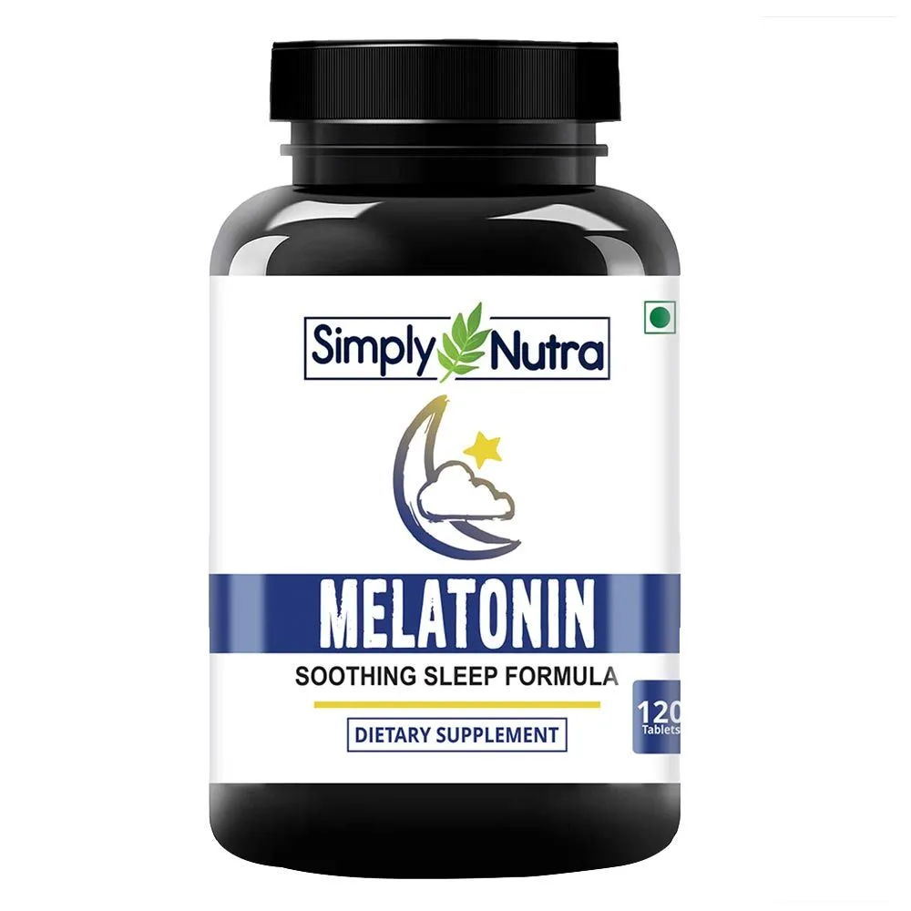 Simply Nutra Melatonin Soothing Sleep Formula - 120 Tablets