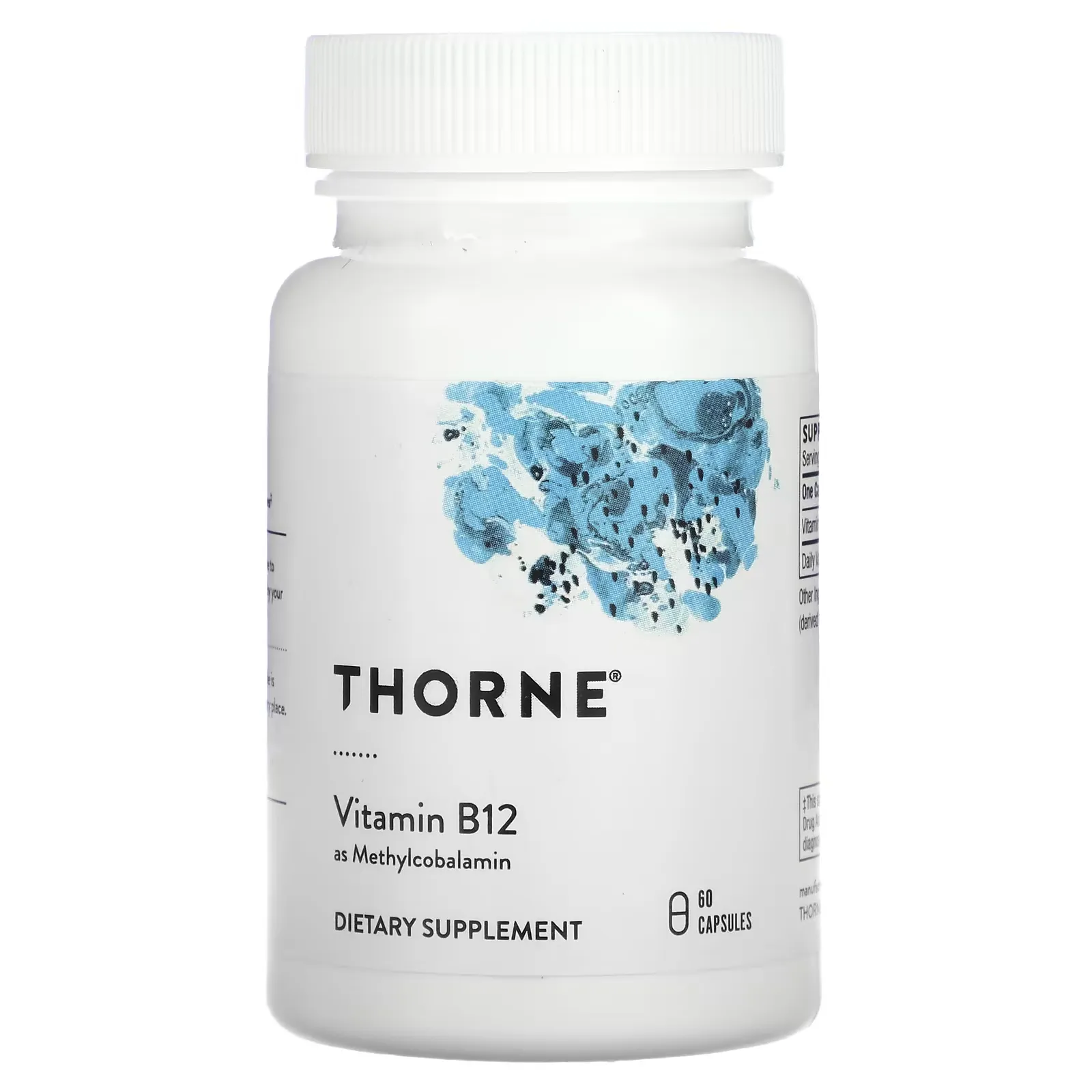 Vitamin B12 as Methylcobalamin, 60 Capsules