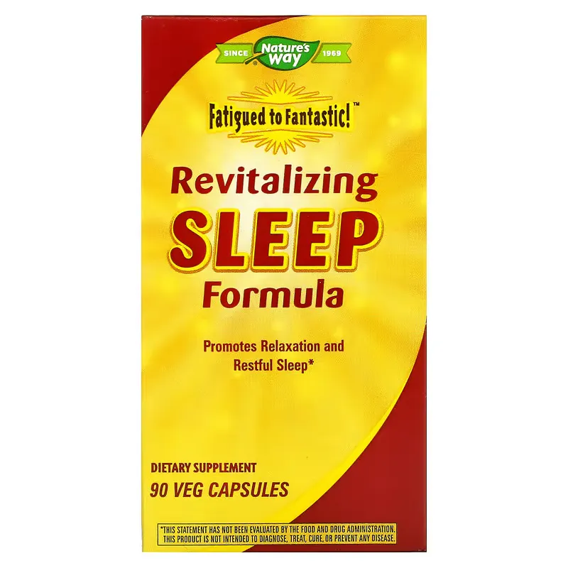 Fatigued to Fantastic!, Revitalizing Sleep Formula, 90 Veg Capsules