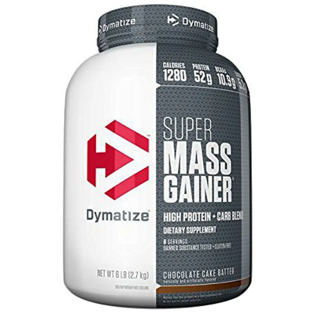 Dymatize Super Mass Gainer,  6 lb  Chocolate Cake Butter