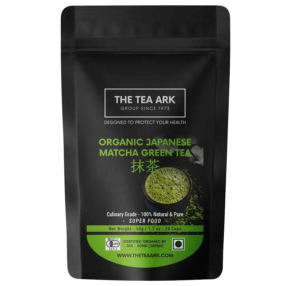 The Tea Ark Organic Japanese Matcha Green Tea,  50 g  Unflavoured