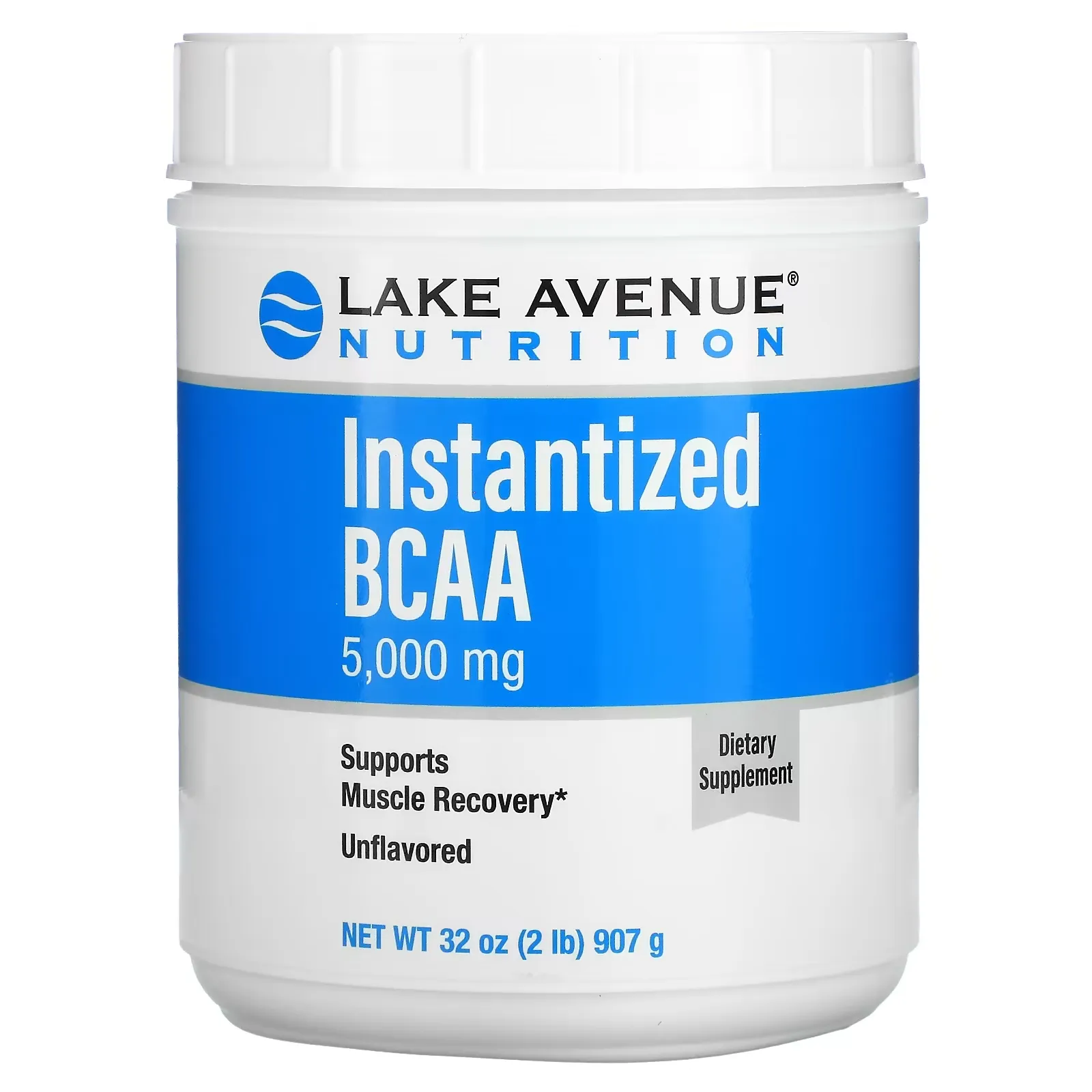 Instantized BCAA Powder, Unflavored, 32 oz (907 g)