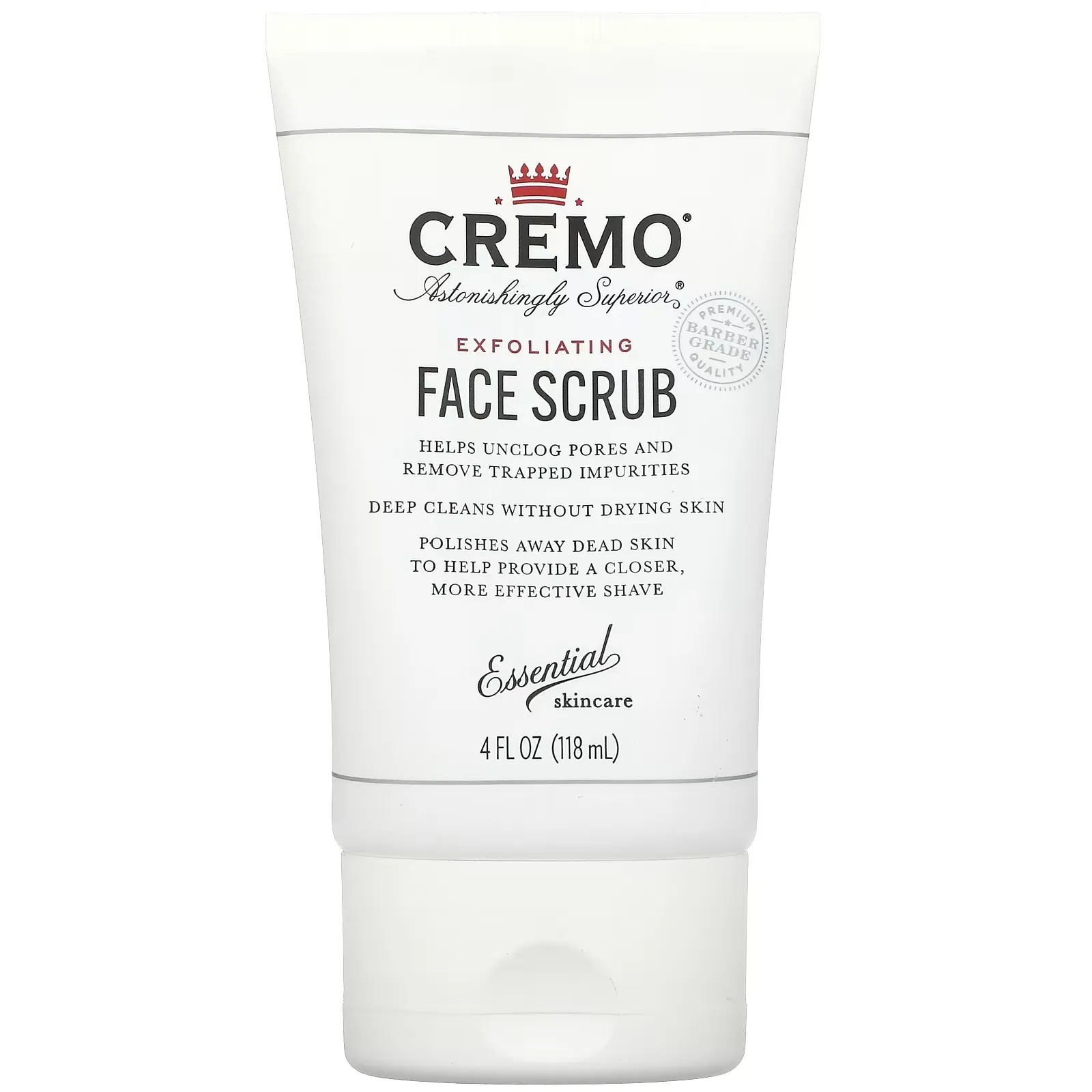 Exfoliating Face Scrub, 4 fl oz (118 ml)