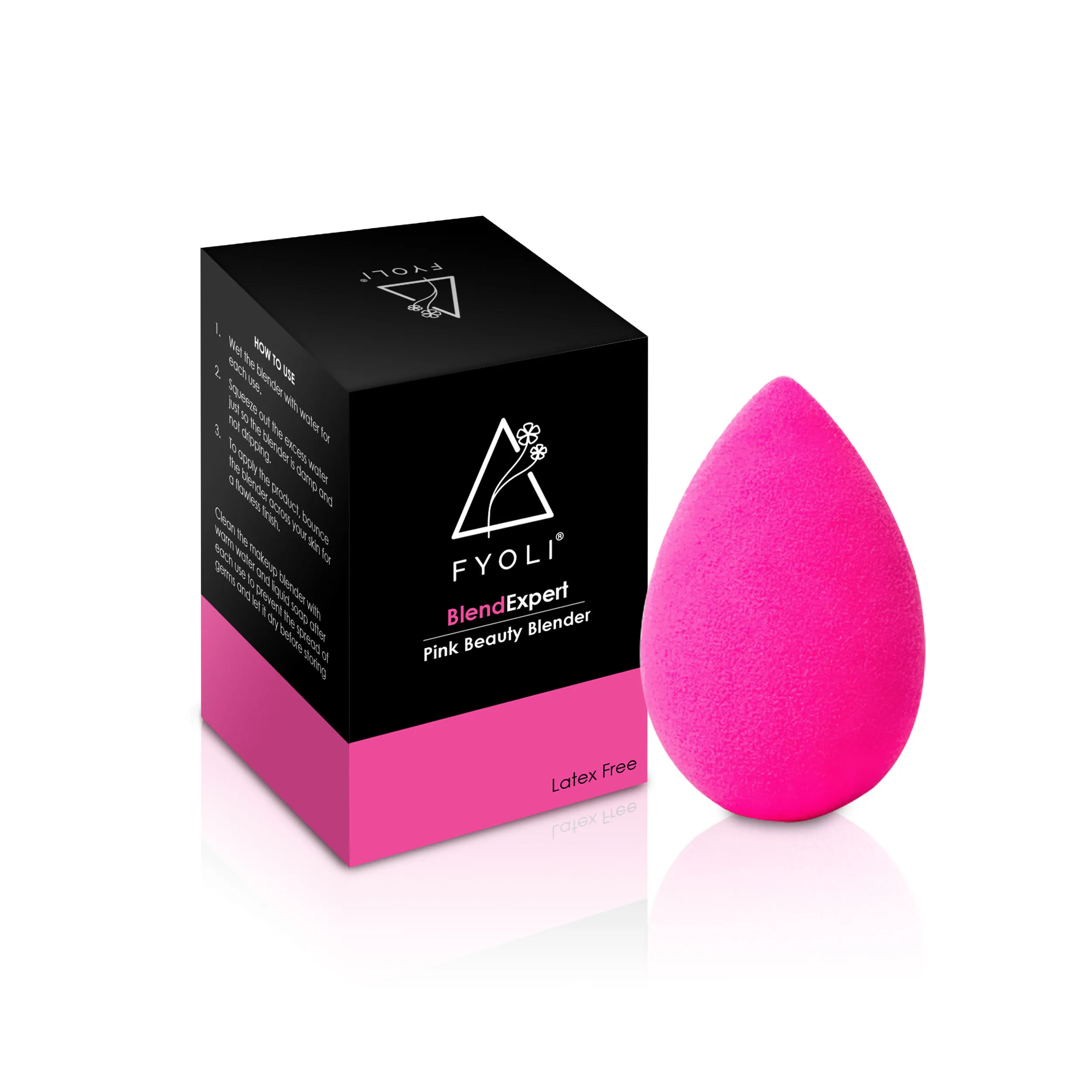 FYOLI Blendexpert Pink Beauty Blender Sponge