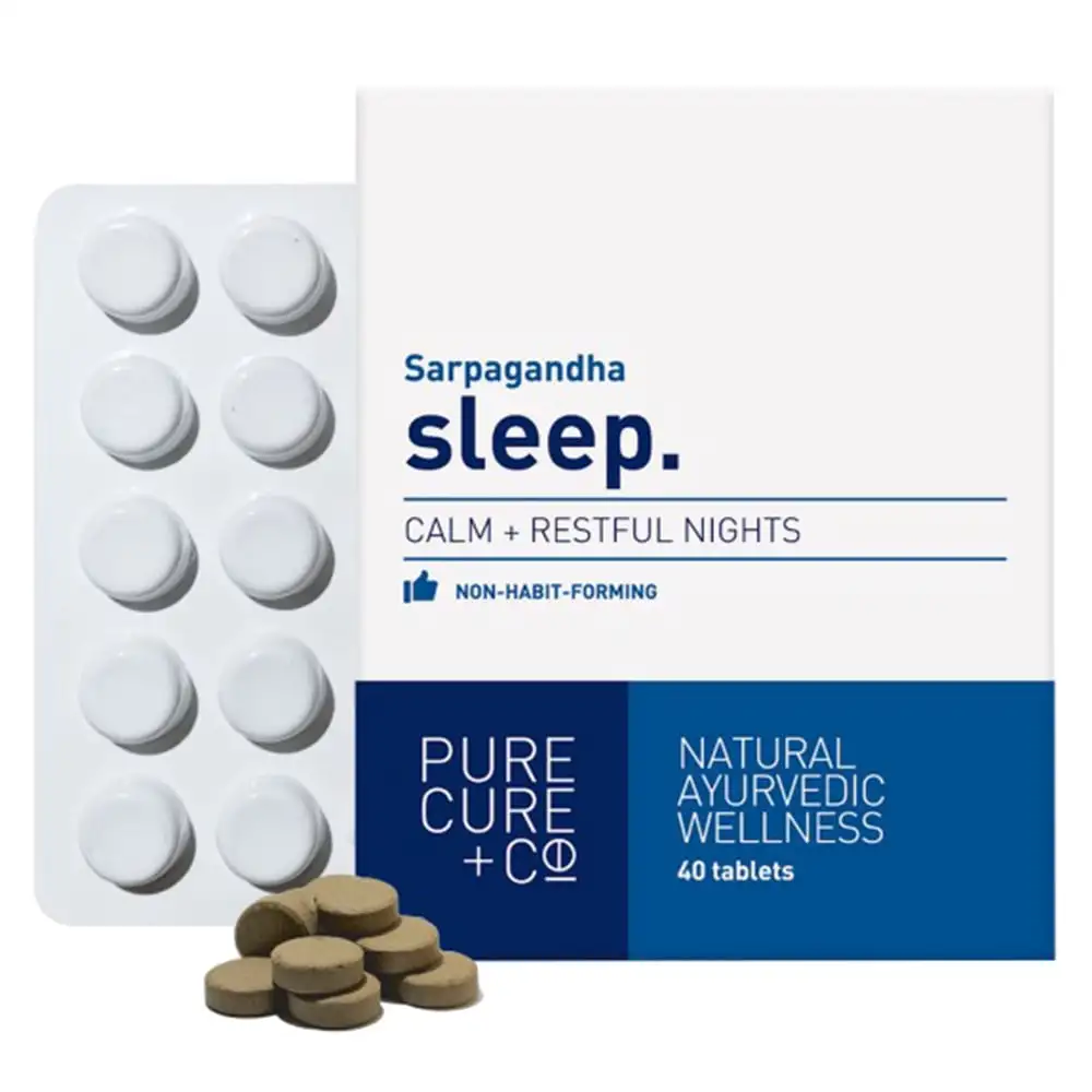 Pure Cure + Co Sarpagandha Sleep,  40 tablet(s)