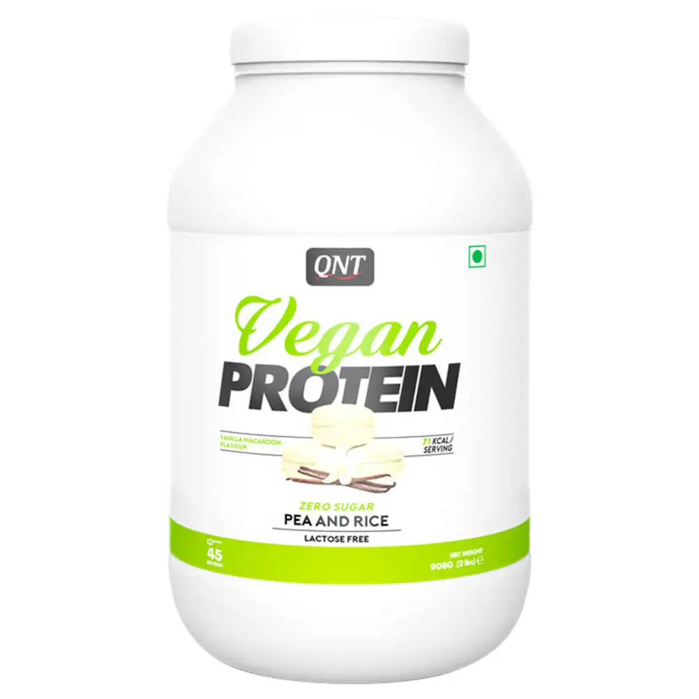 QNT Vegan Protein,  Vanilla Macaroon  2 lb