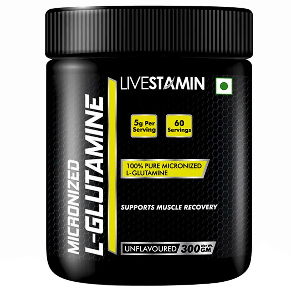 Livestamin Micronized L-Glutamine,  0.66 lb  Unlfavoured