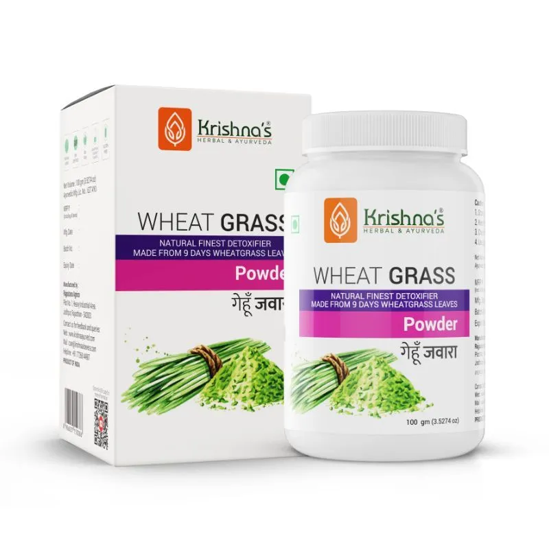 Krishna's Herbal & Ayurveda Wheatgrass Powder