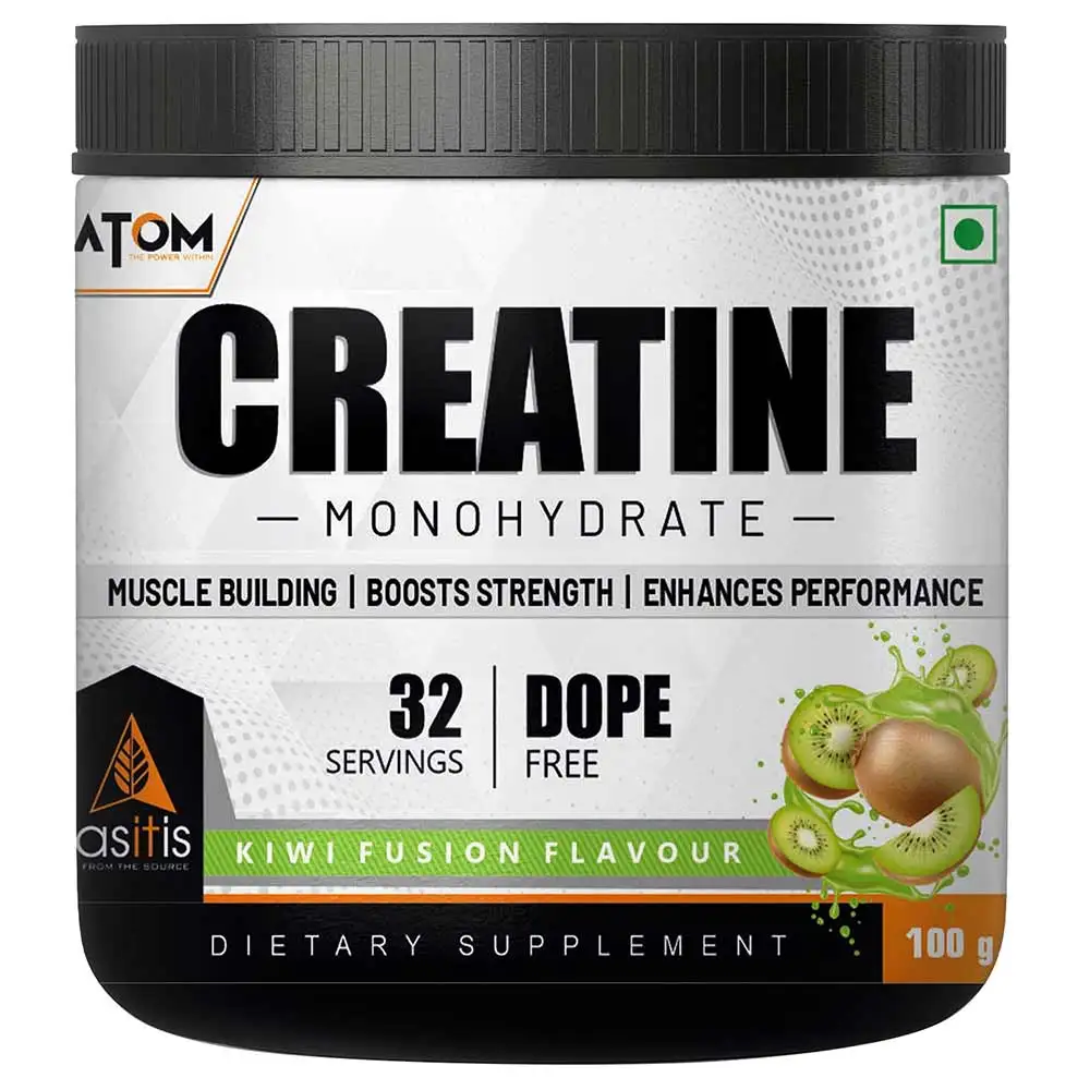 AS-IT-IS Nutrition ATOM Creatine Monohydrate,  Kiwi Fusion  0.22 lb