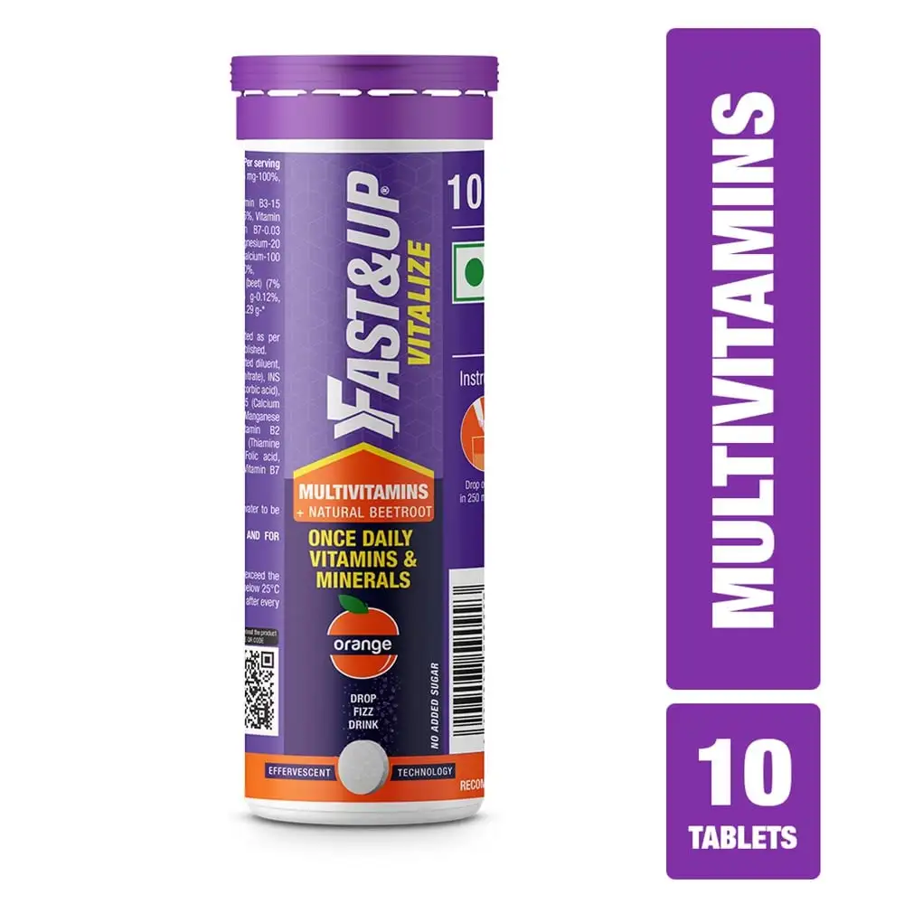 Fast & Up Vitalize,  10 tablet(s)  Orange