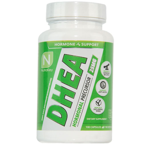 NutraKey DHEA - 25 MG - 100 Capsules