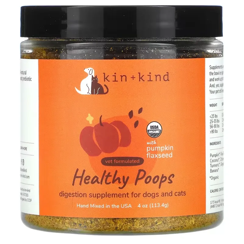 Healthy Poops, For Dogs & Cats, 4 oz (113.4 g)