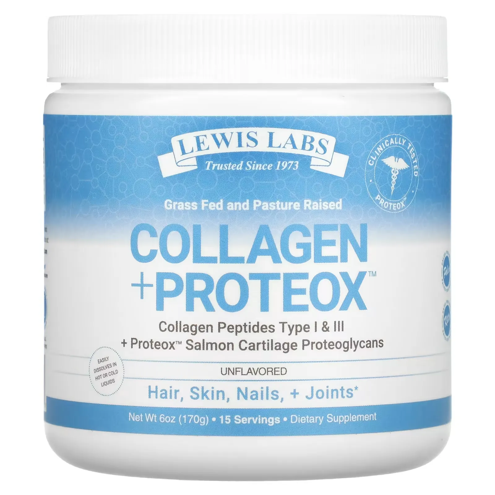 Collagen + Proteox, Unflavored, 6 oz (170 g)