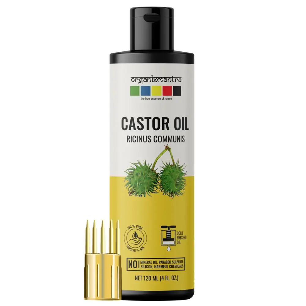 Organix Mantra Castor Oil,  120 ml  Cold Pressed Oil