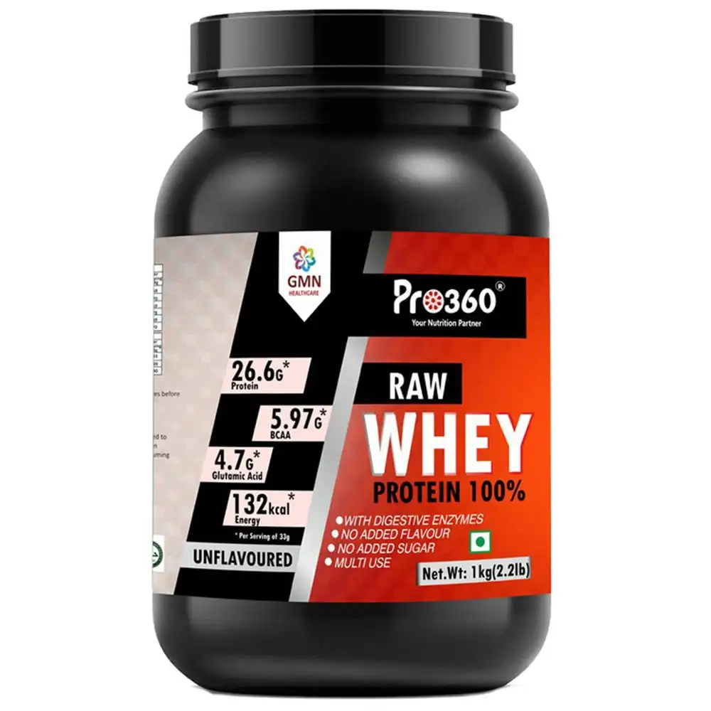 PRO360 Raw Whey Protein,  2.2 lb  Unflavoured