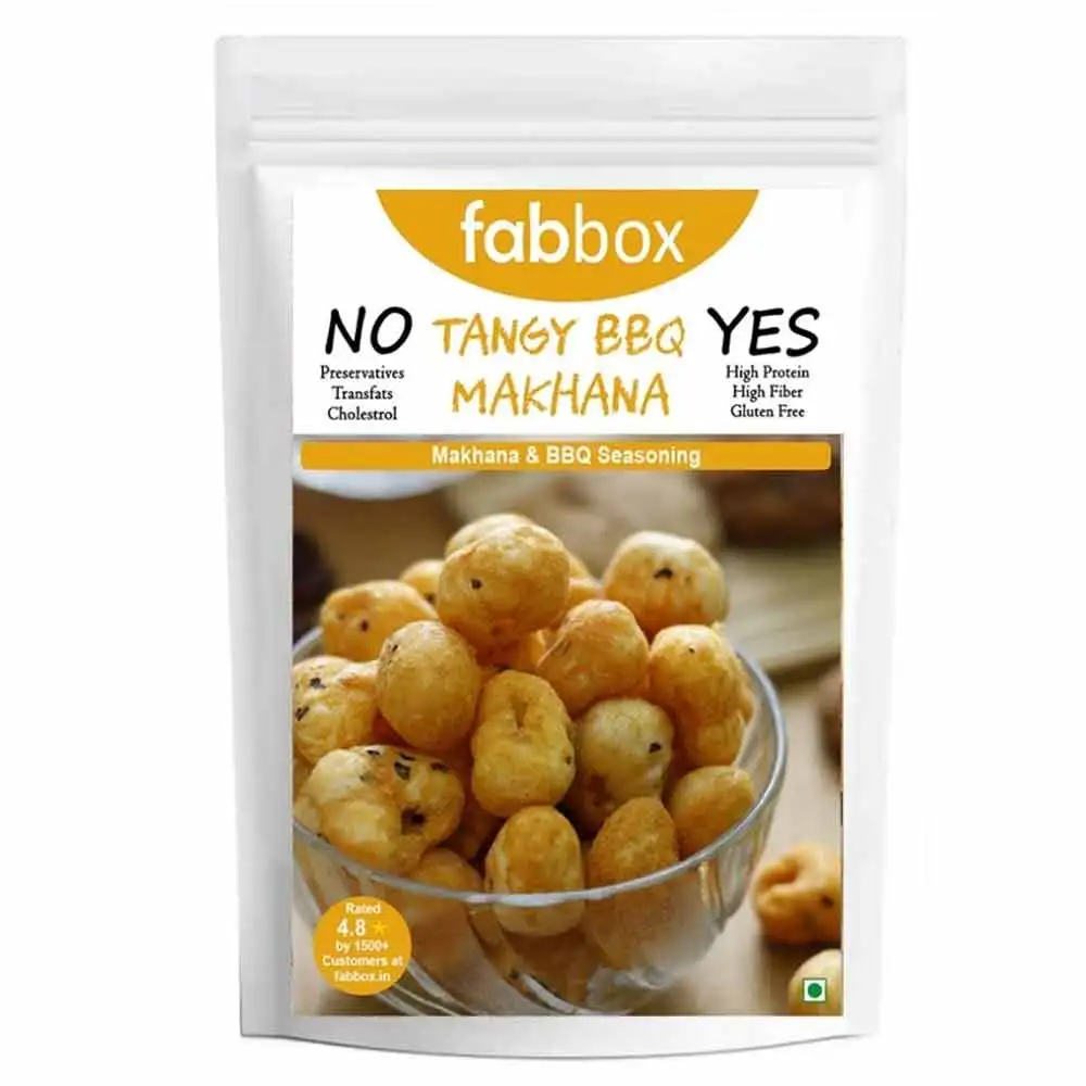 Fabbox Tangy Bbq Makhana,  Unflavoured  83 g