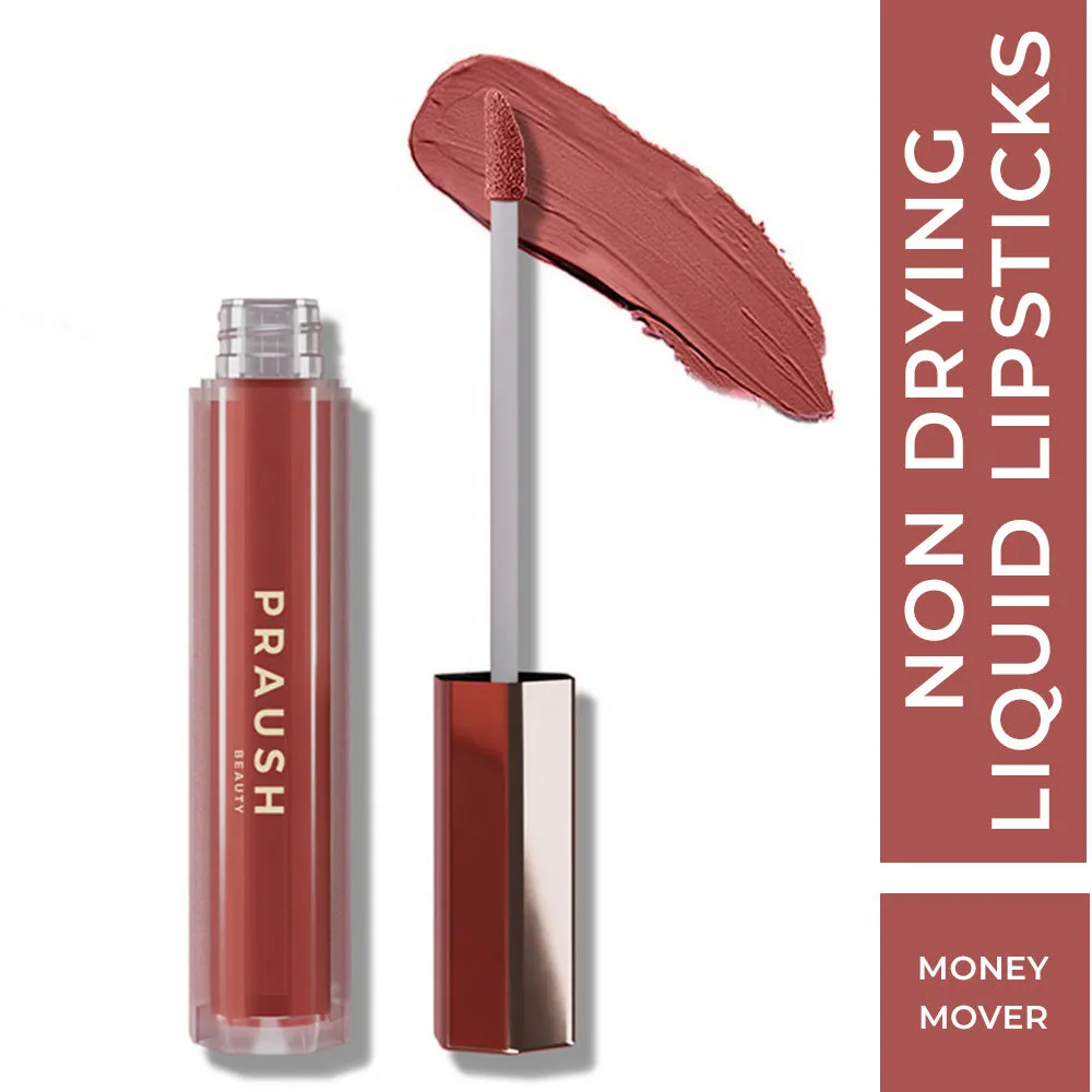 Praush (Formerly Plume) Luxe Matte Liquid Lipstick - Money Mover