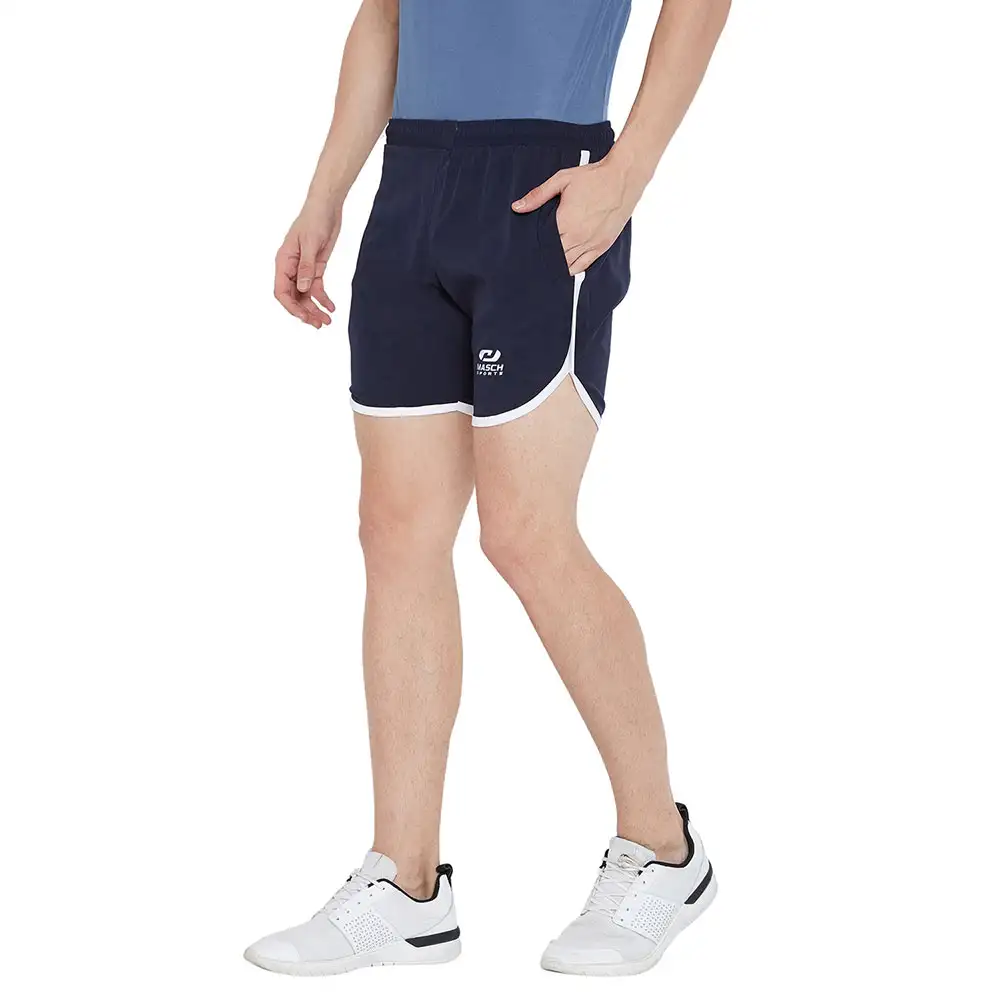 Masch Sports Mens Regular Fit Polyester Running Shorts (MSSH 0618 CS RS NB),  XL  Navy Blue