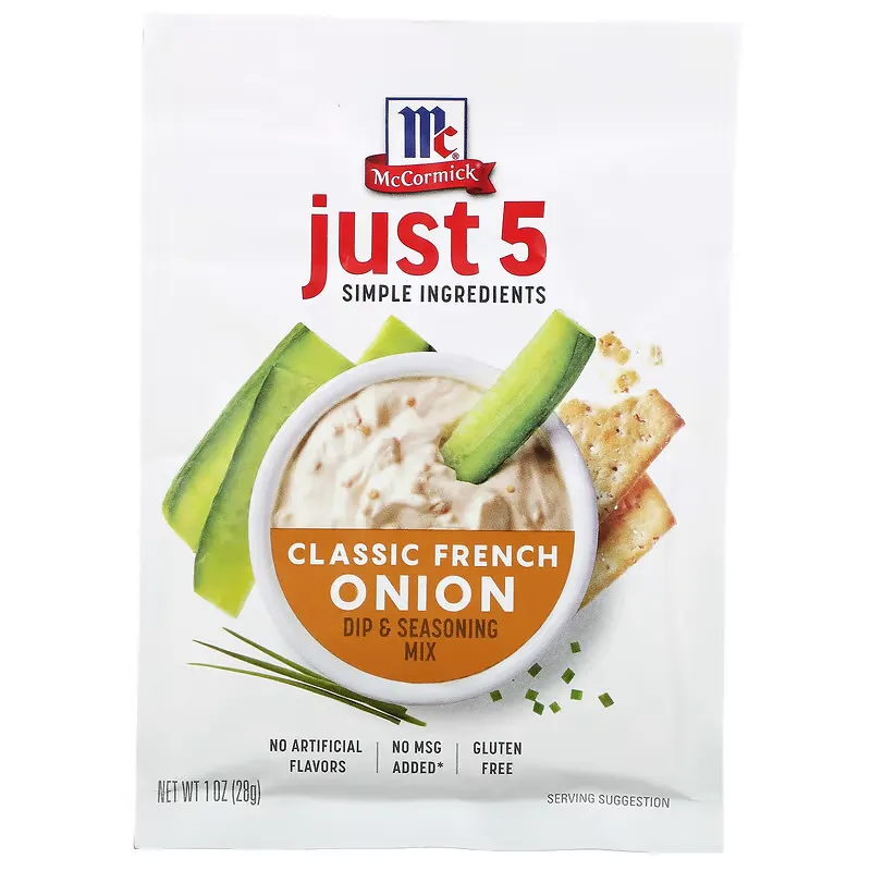 Just 5 Simple Ingredients, Dip & Seasoning Mix, Classic French Onion, 1 oz (28 g)