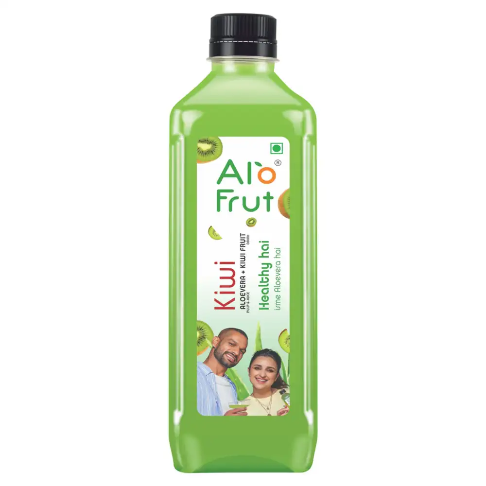 Alo Frut Kiwi Aloevera Juice,  0.200 L  Kiwi (Pack of 48)