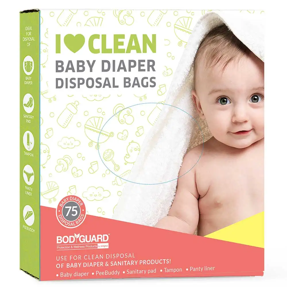 BodyGuard Disposal Bag,  75 Piece(s)/Pack  Diapers and Sanitary