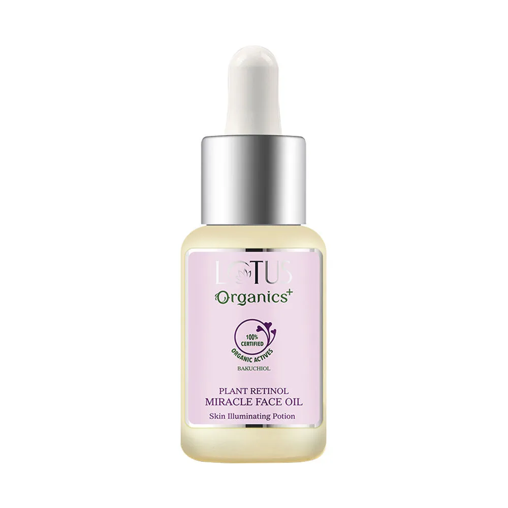 Lotus Organics+ Bakuchiol Plant Retinol Miracle Facial Oil