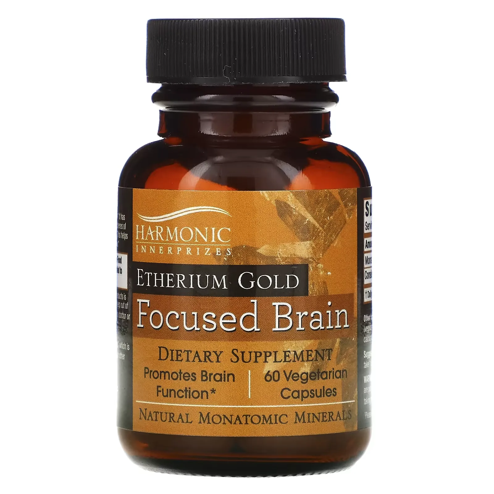 Etherium Gold, Focused Brain, 60 Vegetarian Capsules