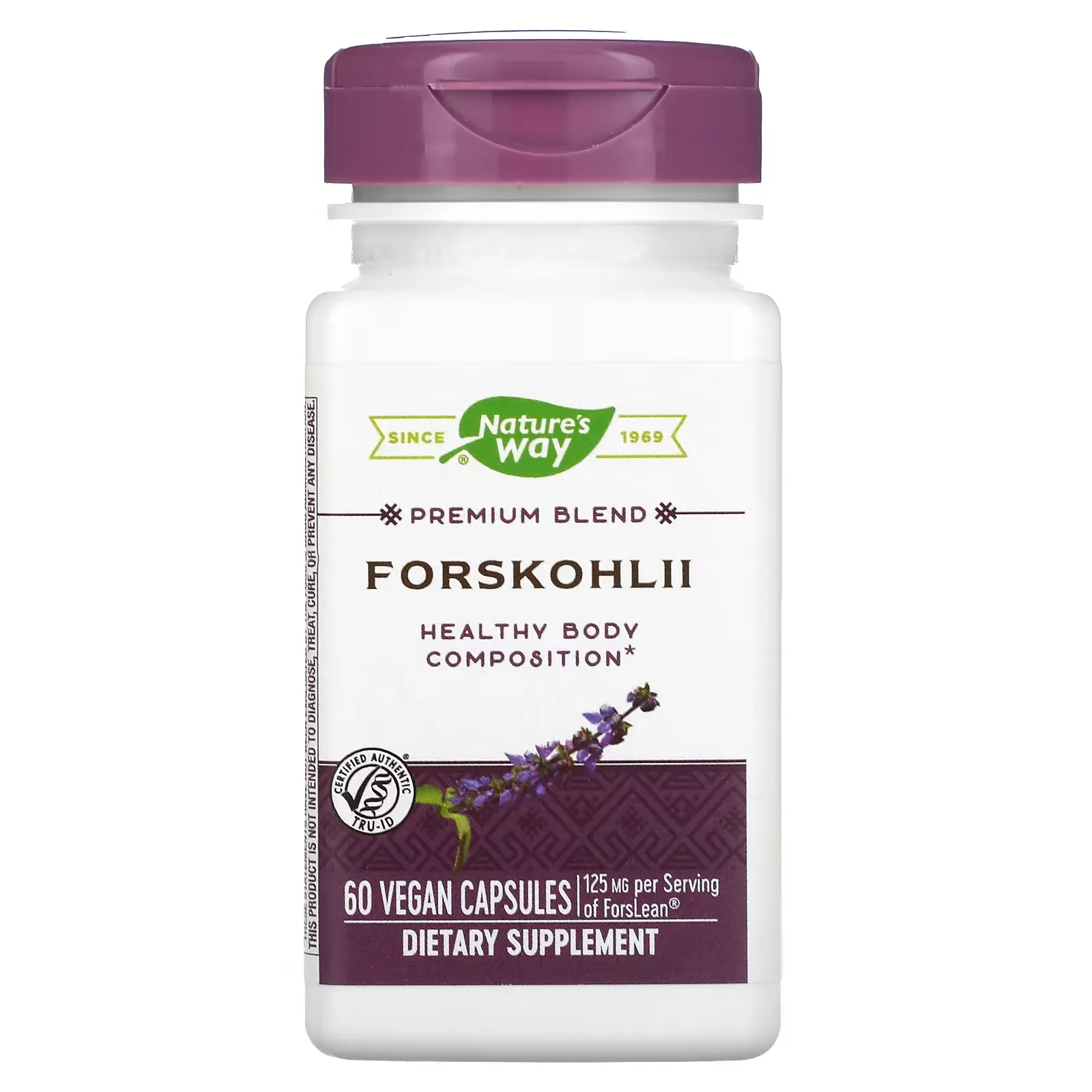 Forskohlii, 125 mg, 60 Vegan Capsules